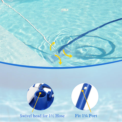 Zhengjiake wide-application vacuum head for inground, above-ground pools, spas, hot tubs, and ponds.