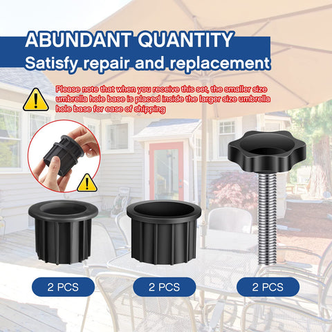 Zhengmy M8-thread hand knob provides secure tightening for patio umbrellas.