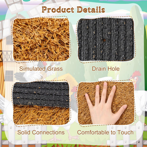 Zhengmy nesting pad cuttable to fit different coop sizes