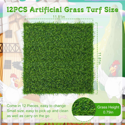 Zhengmy nesting pads set of 12 enables easy replacement and cleaner coop.