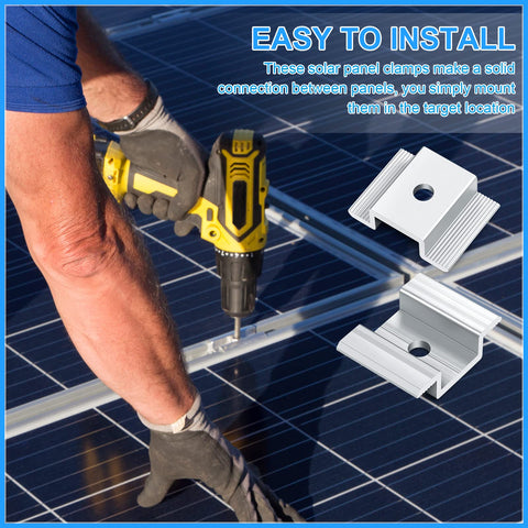 Zhengmy clamps secure panel alignment along rails for sturdy, vibration-resistant solar installs.