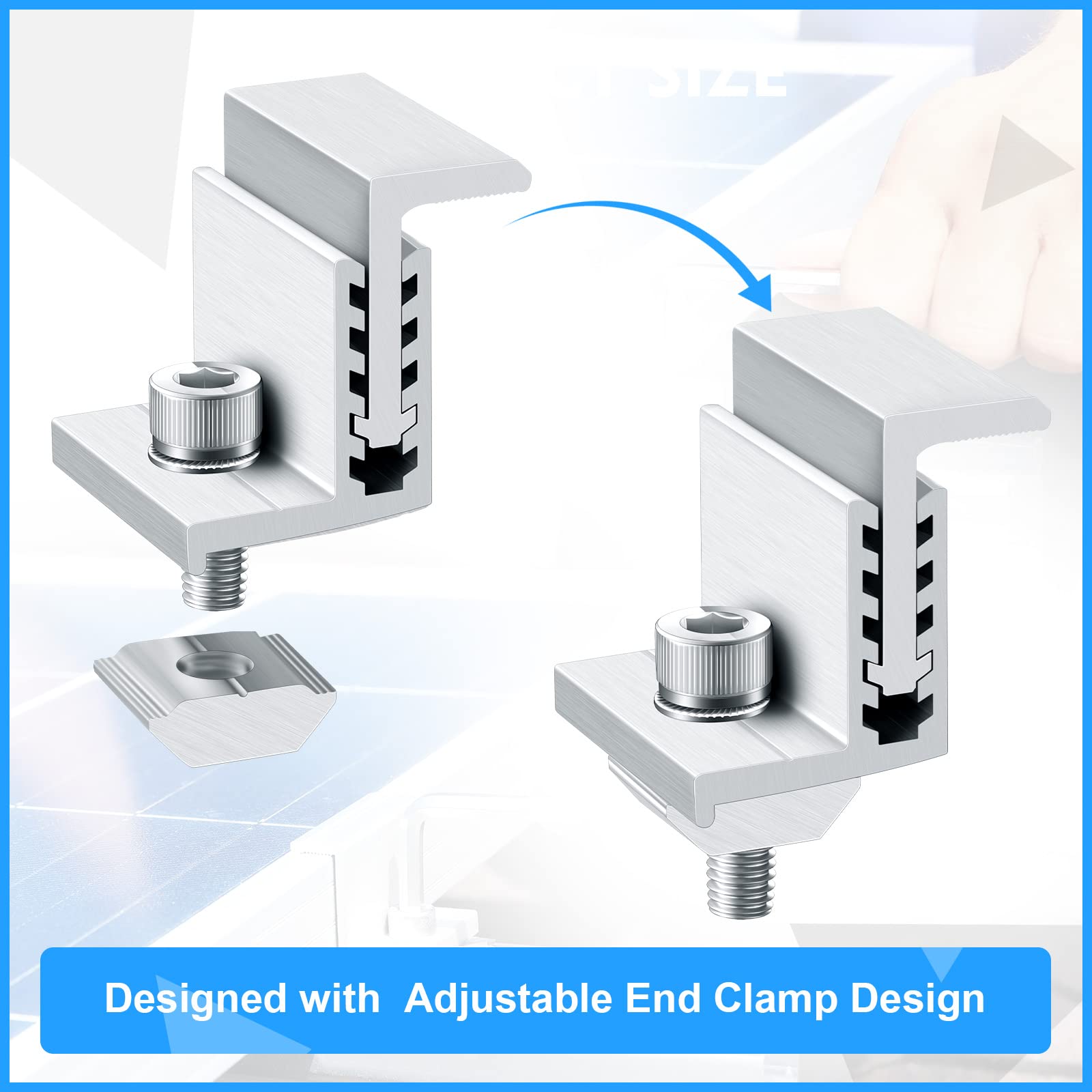 Zhengmy solar panel clamps deliver durable, corrosion-resistant performance outdoors.