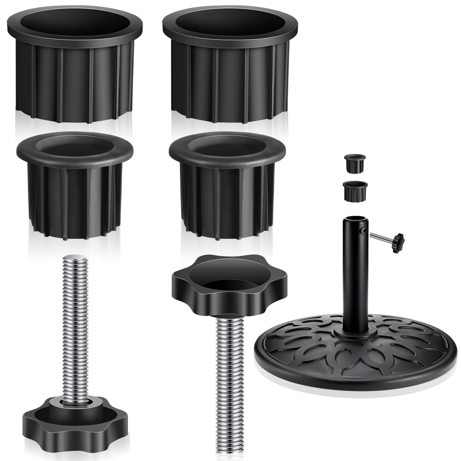 Zhengmy umbrella base hole-ring-cover-assembly stabilizes outdoor setups with a secure fit.