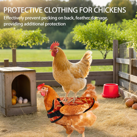 ZHENYOUBML reusable chicken saddle is easy to clean after use