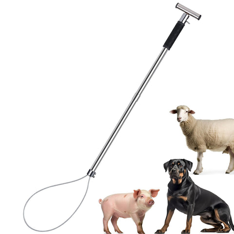 ZHEQOGZH dog catcher pole 30in assembly for quick, safe handling.