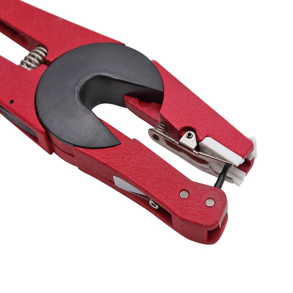 Stainless steel spring delivers reliable tension for repeated tagging cycles