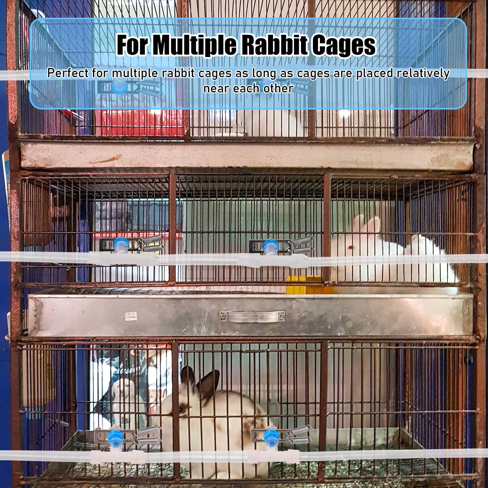 ZHEQOGZH 46 feet hose for long reach across multiple cages.
