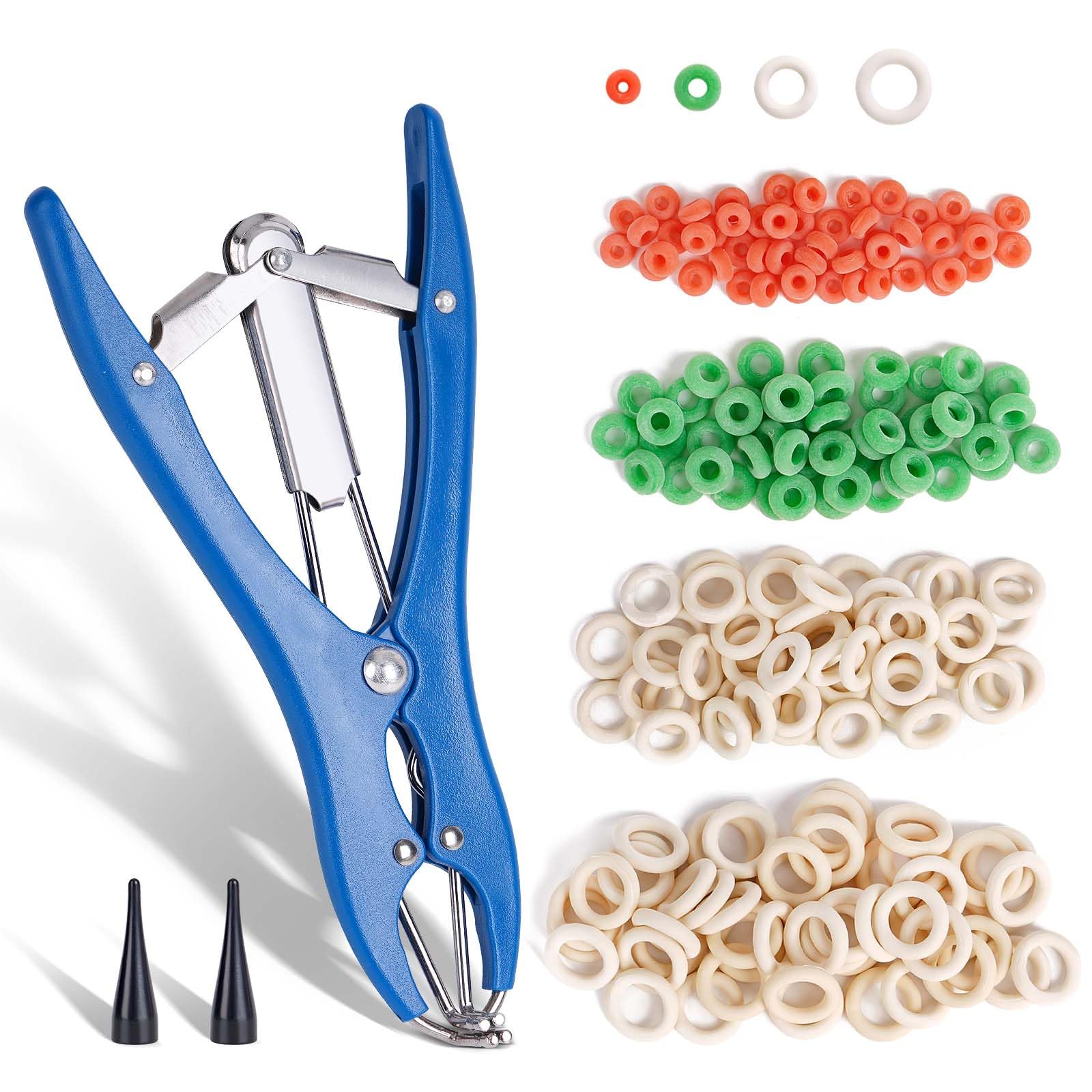 ZHEQOGZH castration bander with pliers for quick ring fitting.