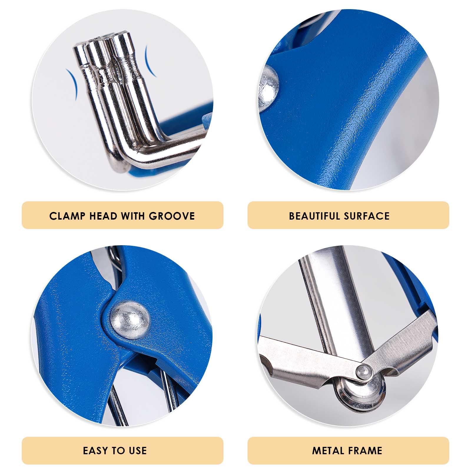 Extra-large rubber rings provide flexible sizing options.