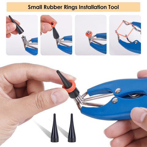 Small-size rubber rings ready for compact animals with ZHEQOGZH.