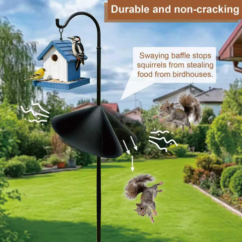 ZHIGLMYD six-panel baffle shown in easy assembly and secure pole attachment