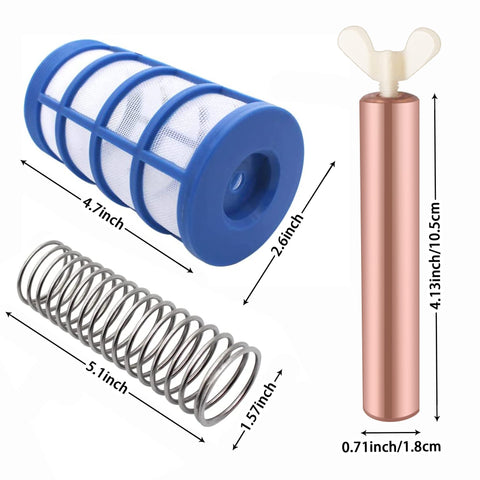 Zhitaoxun copper anode 10.5 cm shows precise size for compatible installations