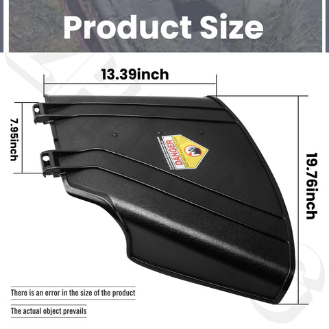 ZHIXING 137-7046 deflector chute installed on a Toro Timecutter 42-inch mower.