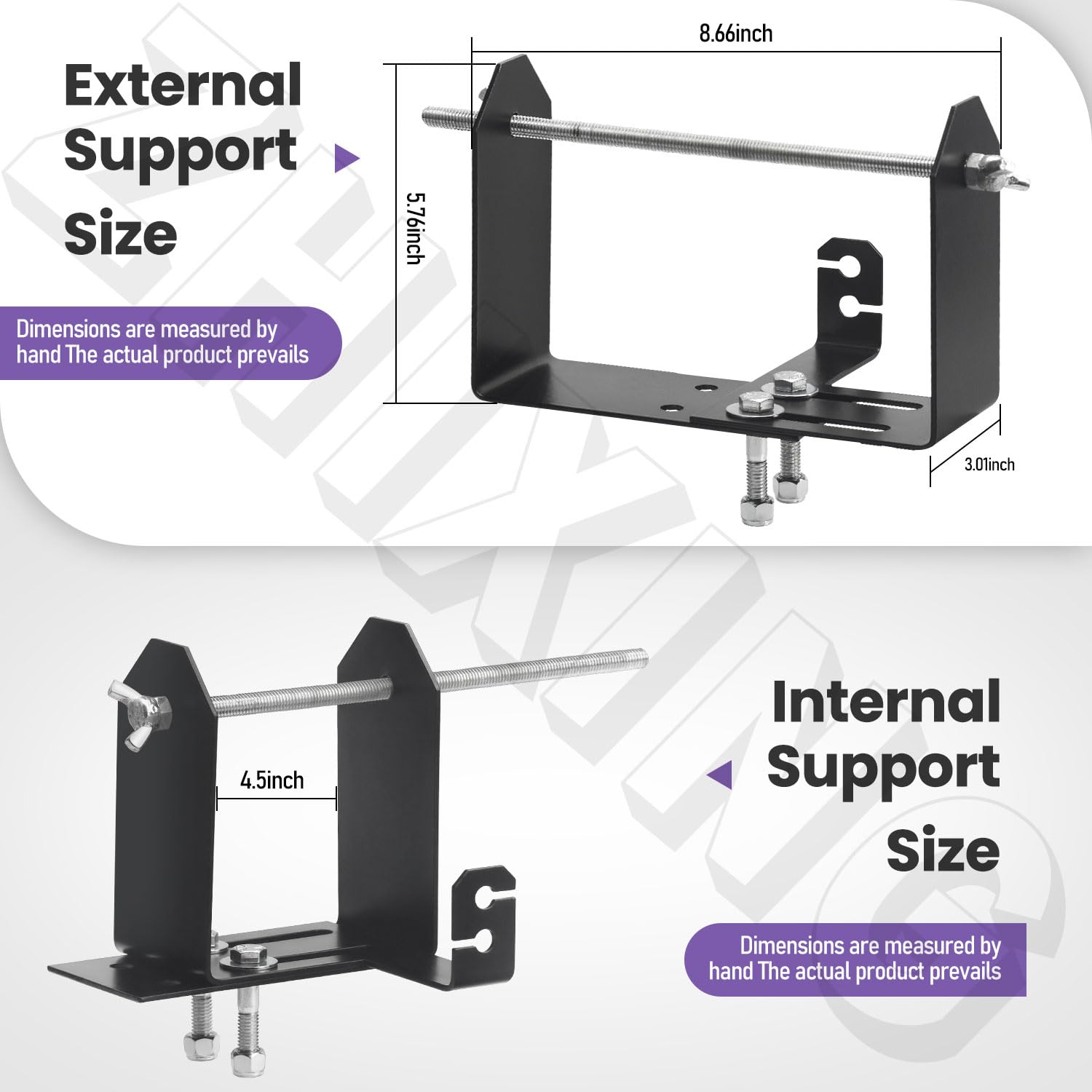 ZHIXING adjustable-width bracket fits 4.5-8.6 inches for 3-5 lb spools