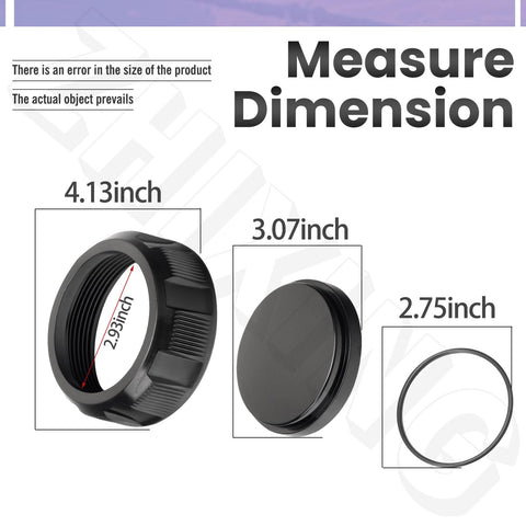 ZHIXING CS-series drain cap kit with O-ring gasket for replacement parts.