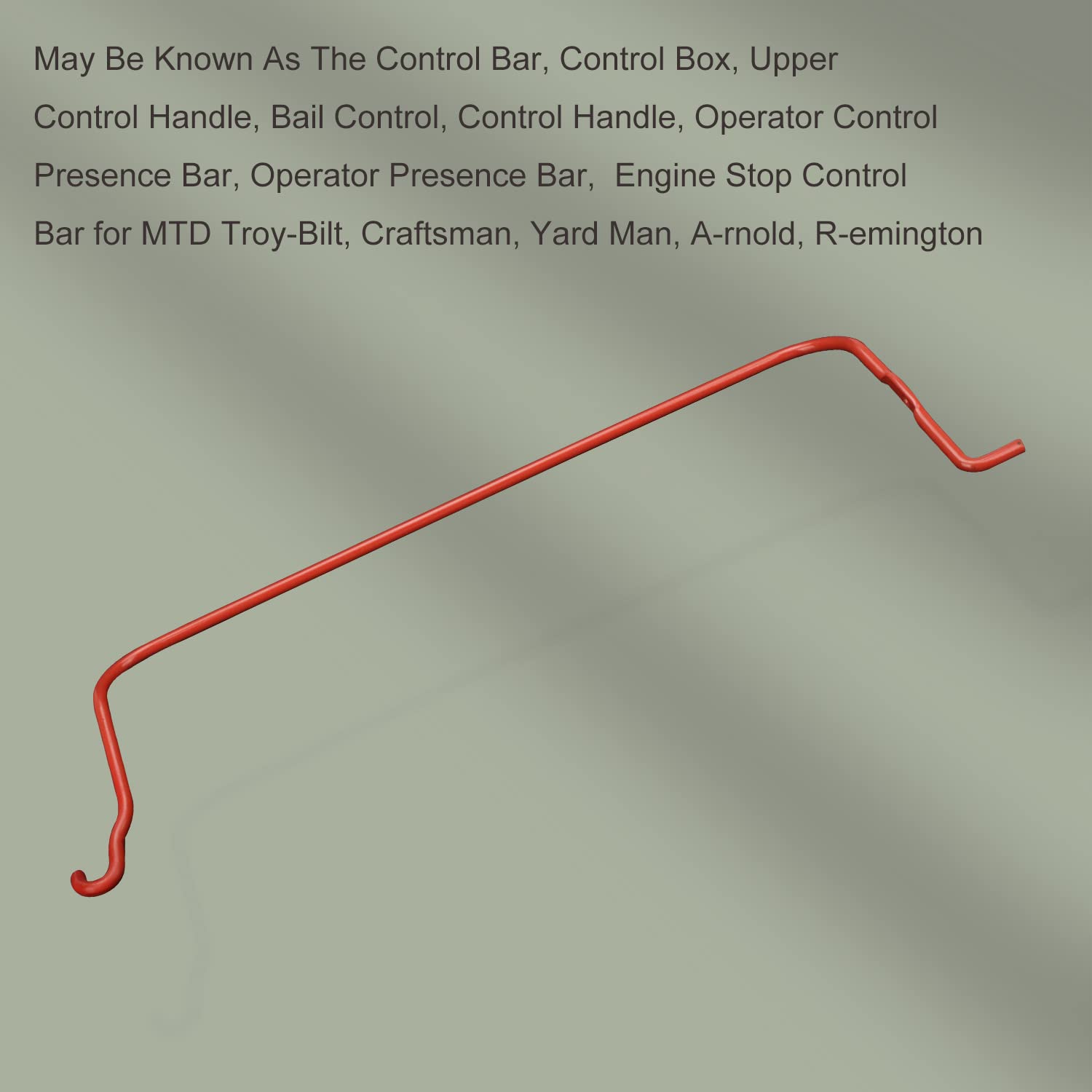 ZHIXING engine stop control bar part for older mowers.