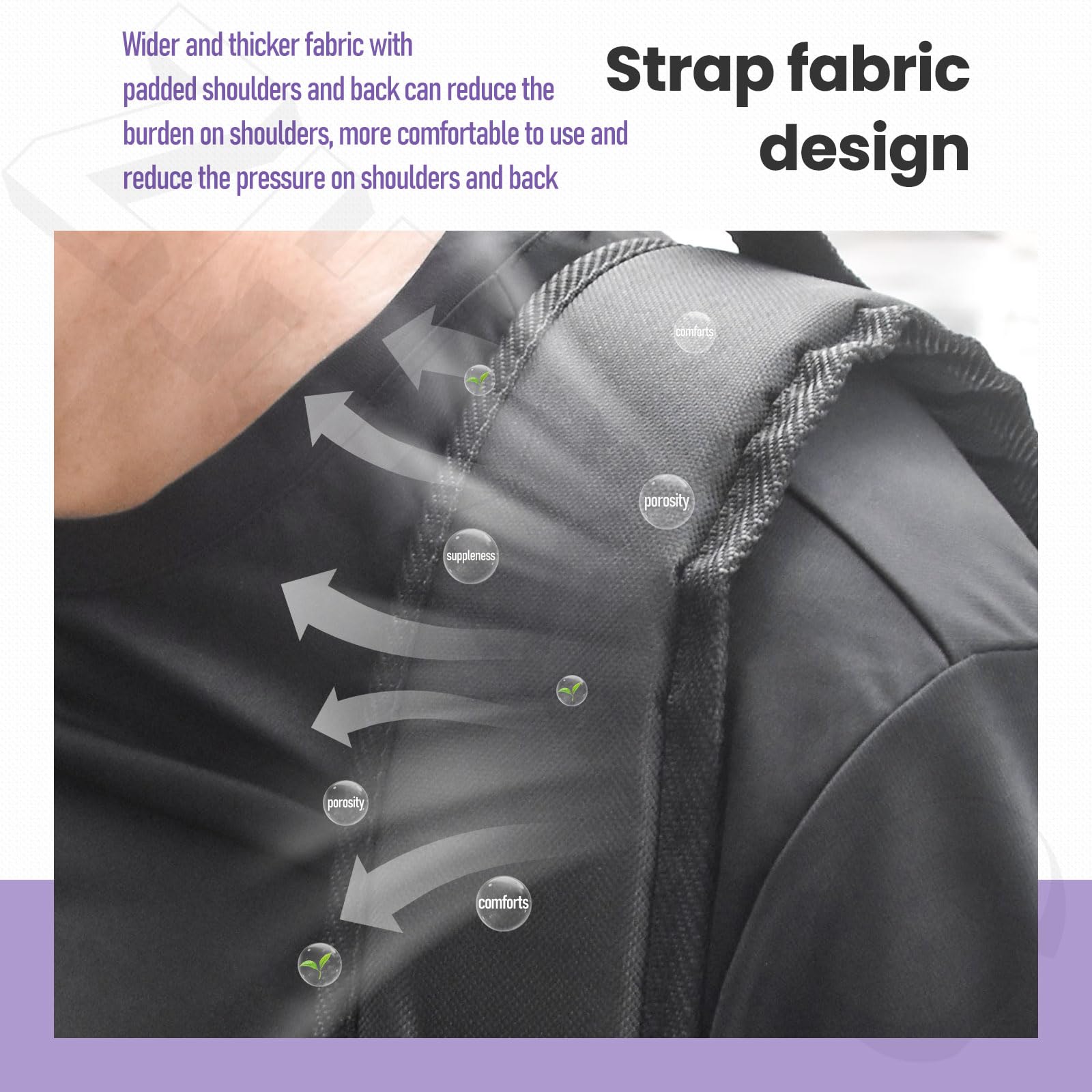 ZHIXING foam padding strap enhances comfort during long-duty spraying.