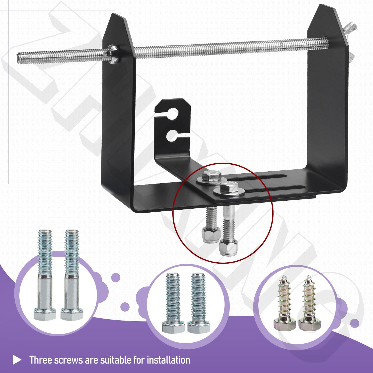 ZHIXING includes installation hardware for quick setup