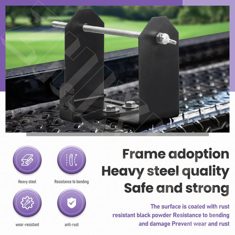 ZHIXING rust-resistant black powder coating withstands outdoor use