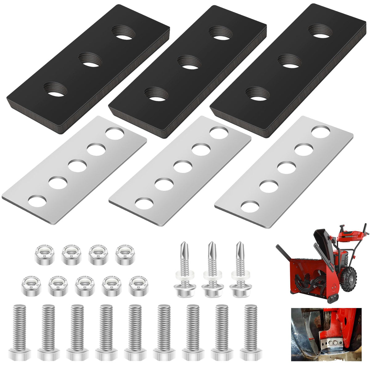 Zhixing snowblower impeller kit with rubber paddles enhances efficiency during snowfall