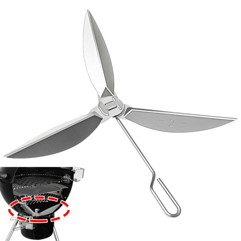 ZHIXING Weber One-Touch cleaning system assembly for easy grill maintenance