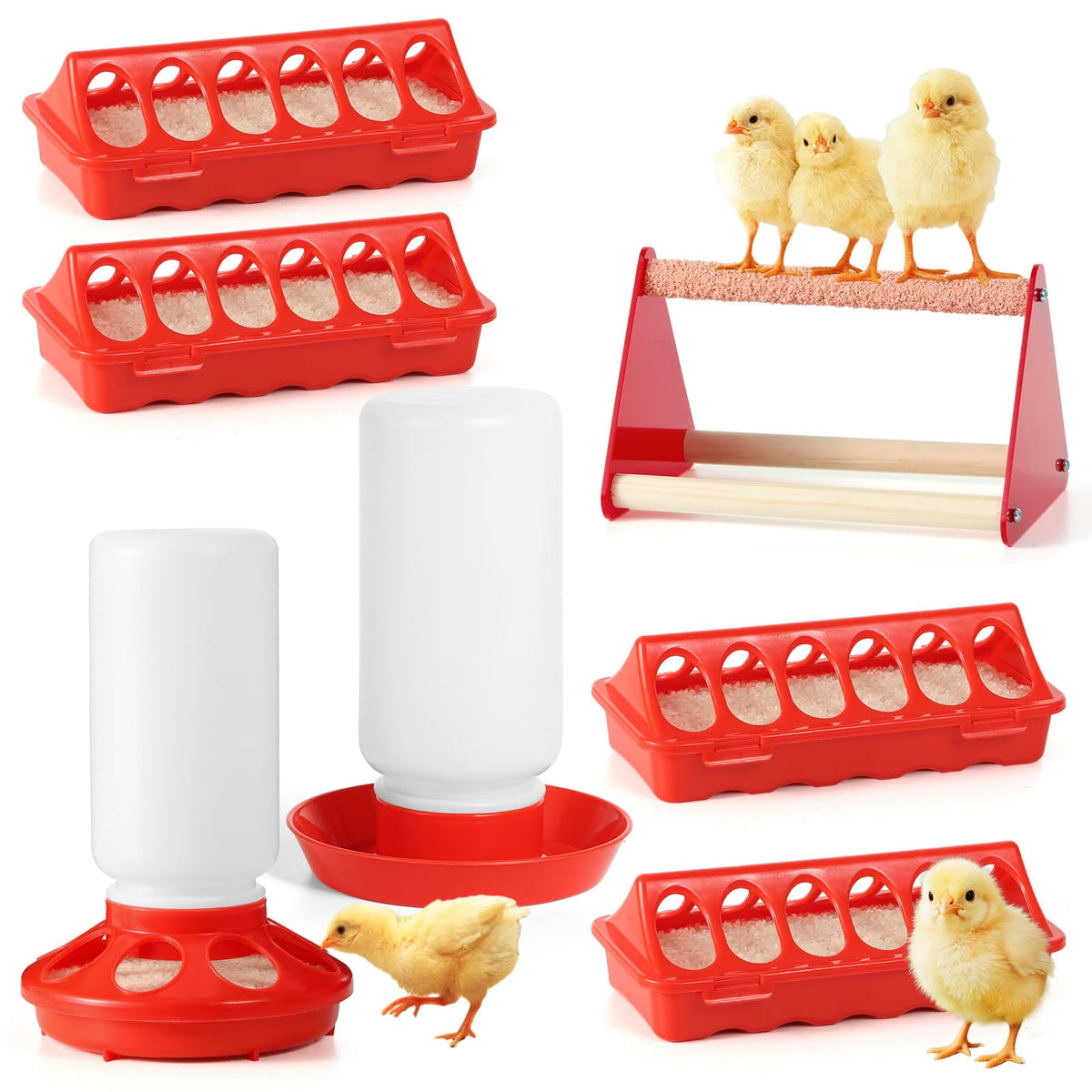 ZhiYueOnePets wooden perch for chicks supports comfortable roosting