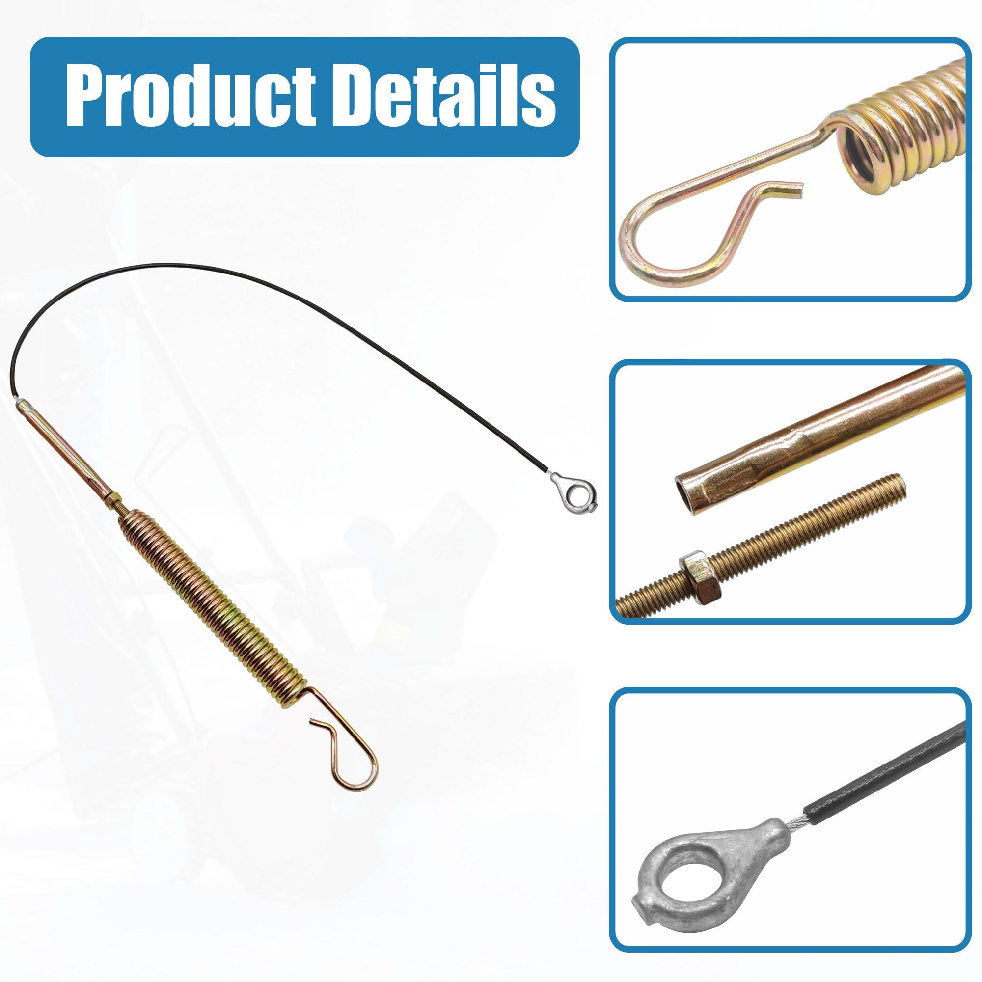 ZHNsaty auger upper traction cable 06900502 view; sturdy build supports reliable drive engagement.