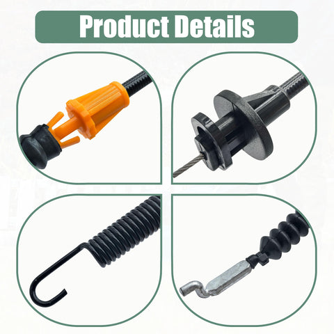 ZHNsaty deck engagement cable end-assembly with secure connections