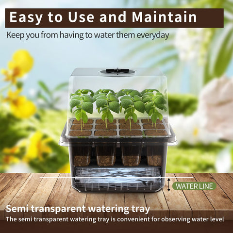 ZHOLAH reusable germination trays designed for long-term use and eco-friendly gardening.