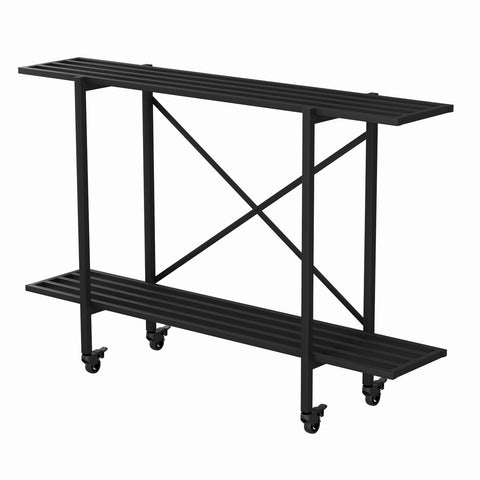 Narrow Zhongma plant stand with compact 10.3 inch width in corner