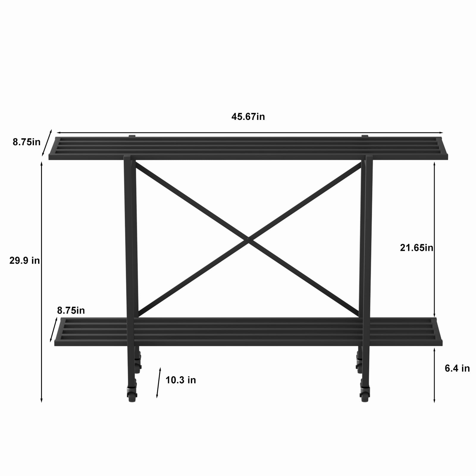 Powder-coated frame of Zhongma stand resisting rust outdoors