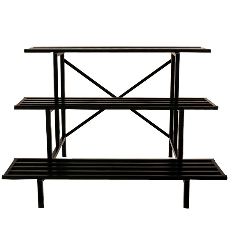 Zhongma heavy-duty stand shown outdoors stable for multiple planters