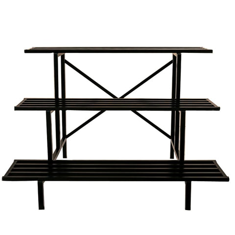 Zhongma heavy-duty stand shown outdoors stable for multiple planters