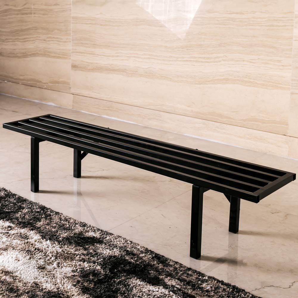 Zhongma One Tier Plant Stand elevated view demonstrates display height.