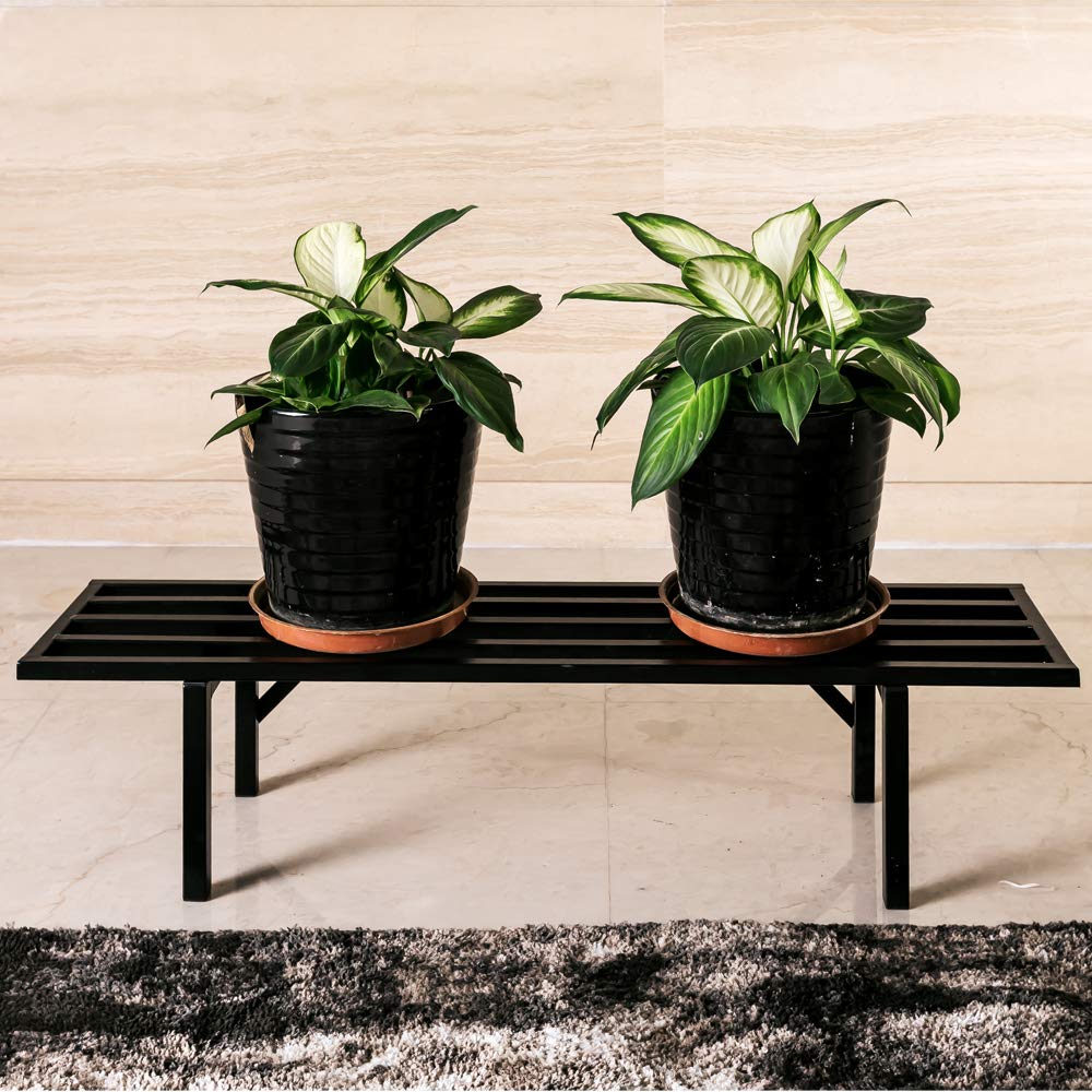 Zhongma One Tier Plant Stand ideal for elevating indoor plants off the floor.