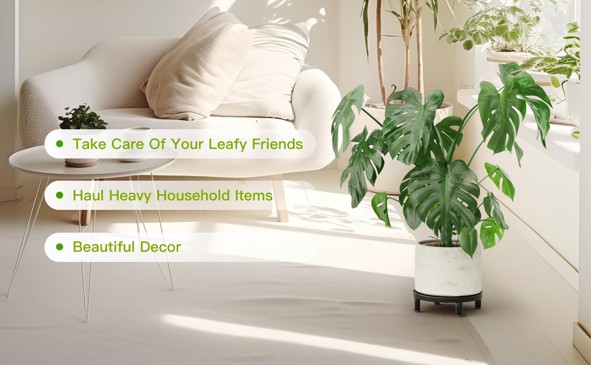 Zhongma plastic leveling feet protect floors while keeping the stand level