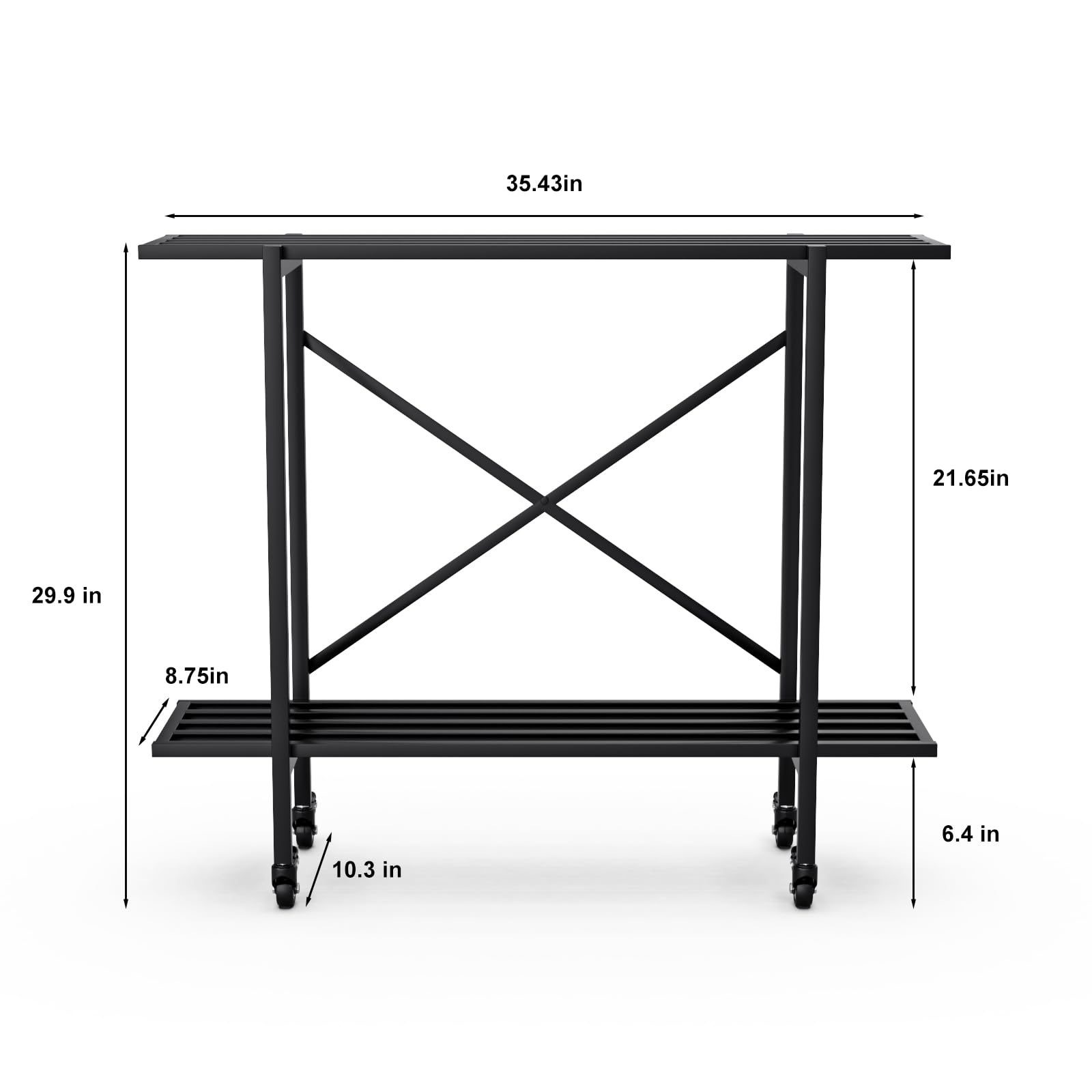 Zhongma powder-coated steel stand resists rust and weather.