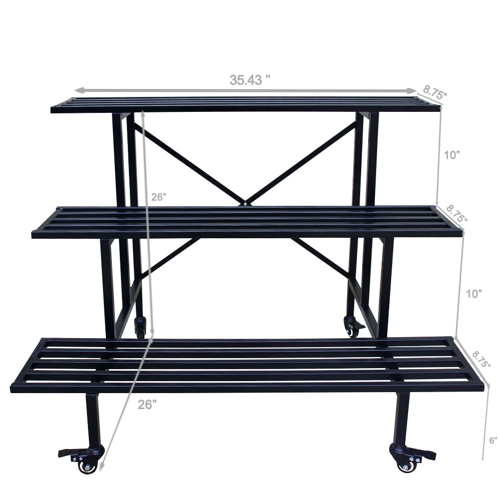 Dimensions reference on Zhongma stand showing 35.43 by 26 by 26 inches.