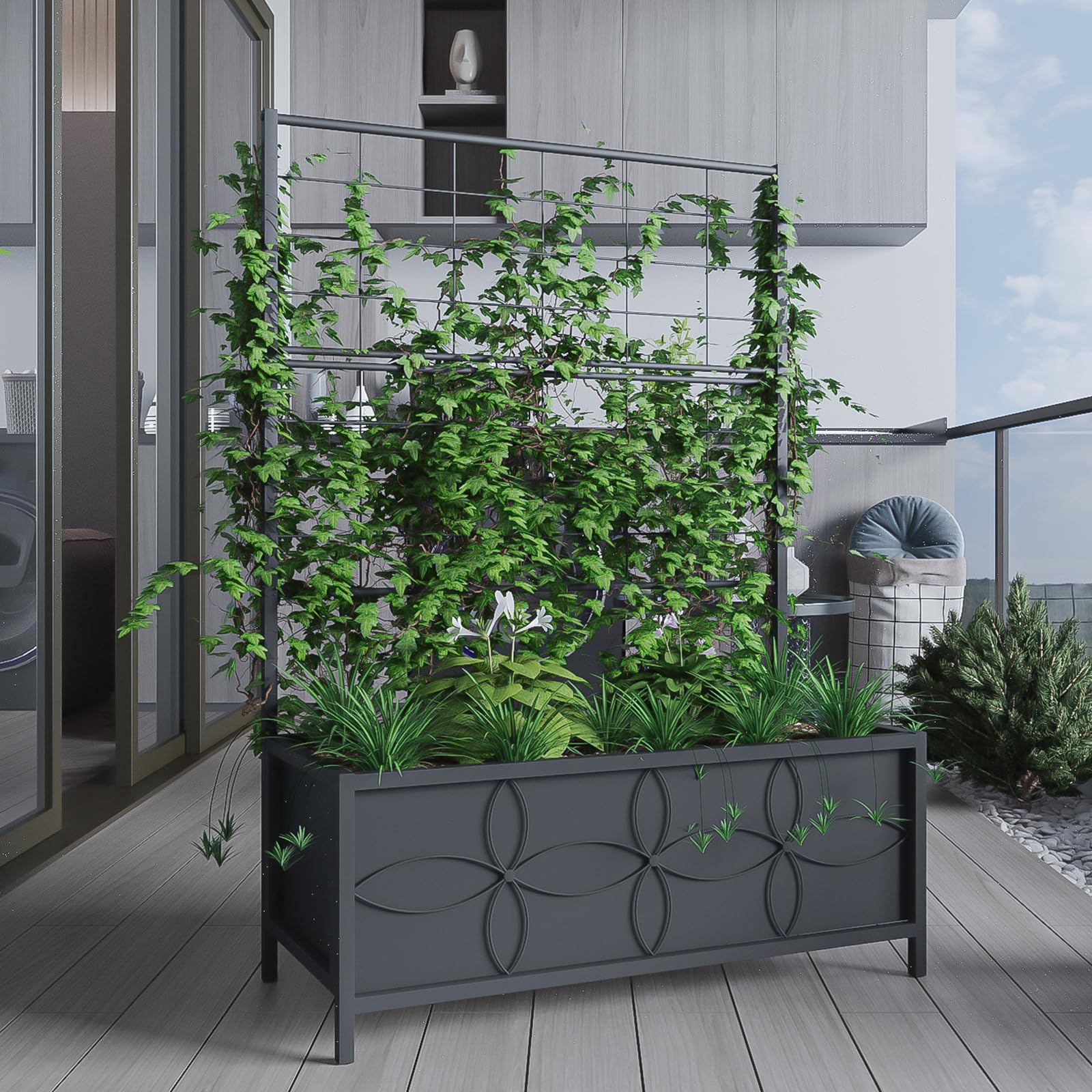 Zhongma steel frame powder-coated rustproof for outdoor durability.