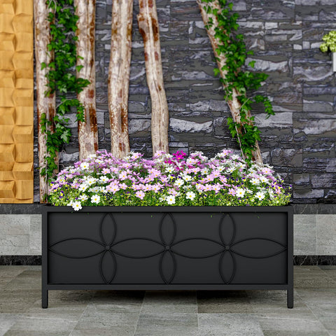 Zhongma garden bed side view emphasizing compact footprint for balconies.
