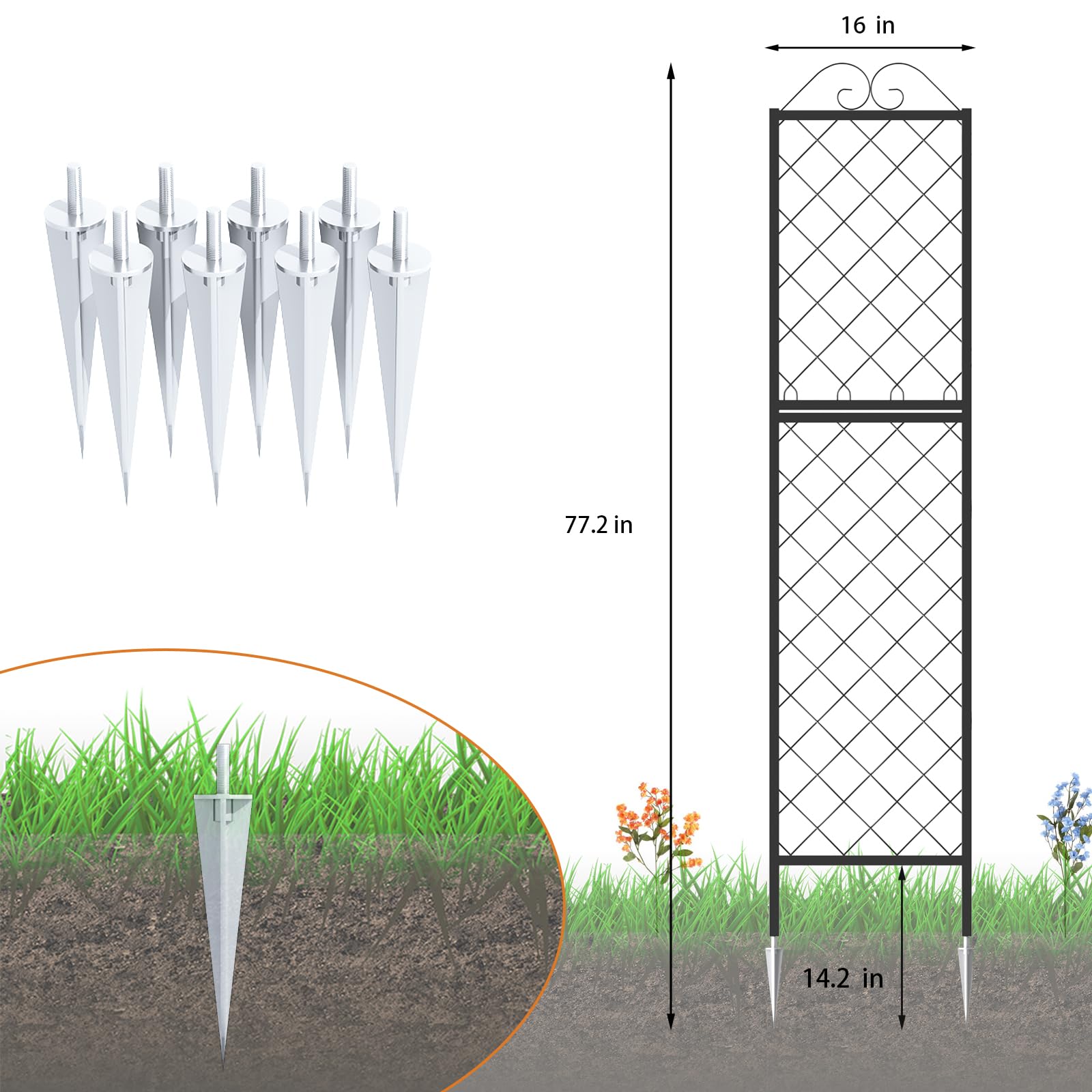 Zhongma tall 16-inch-wide panel supports vertical growth