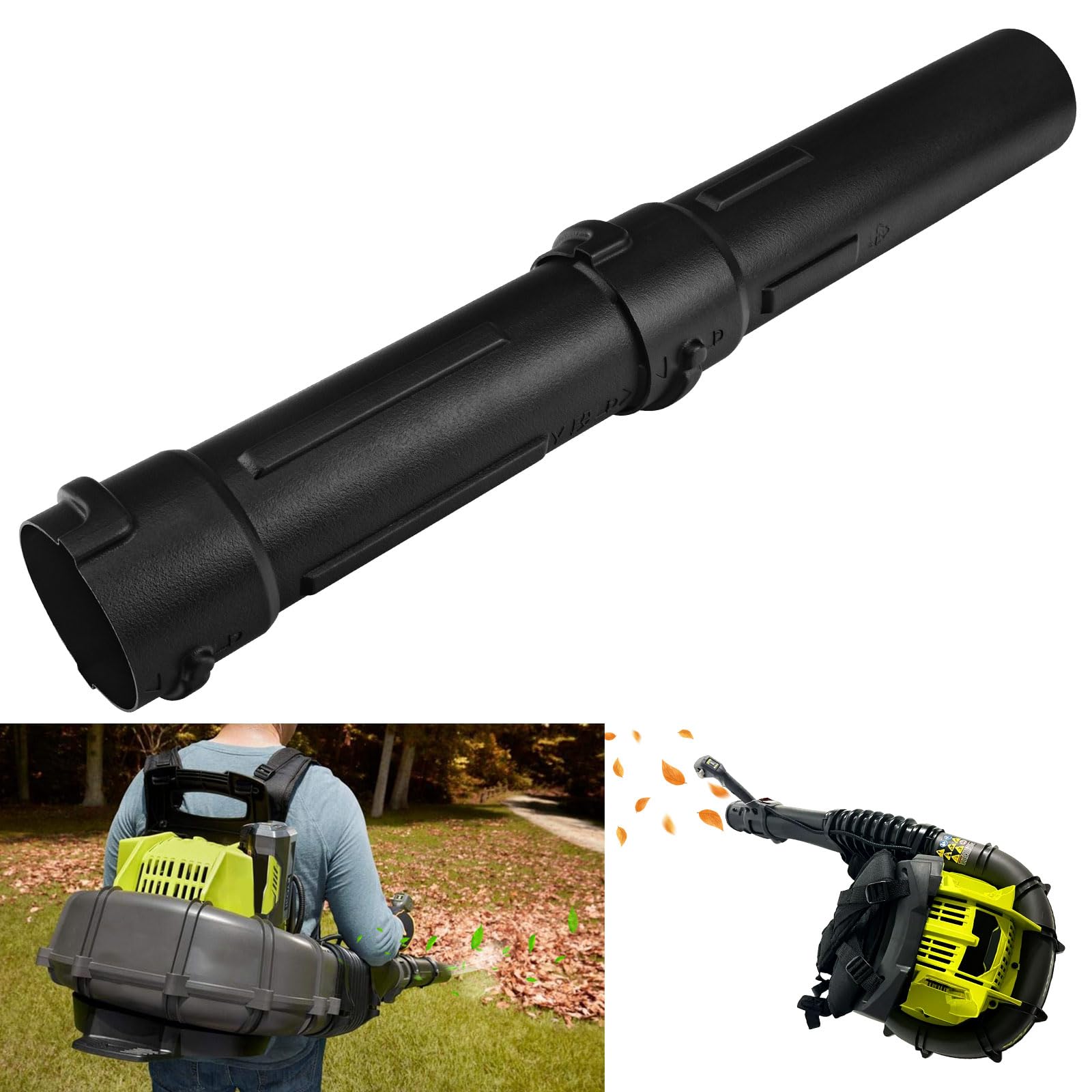 Zhongxia blower tube set compatible with Homelite Ryobi 40V for seamless upgrades.