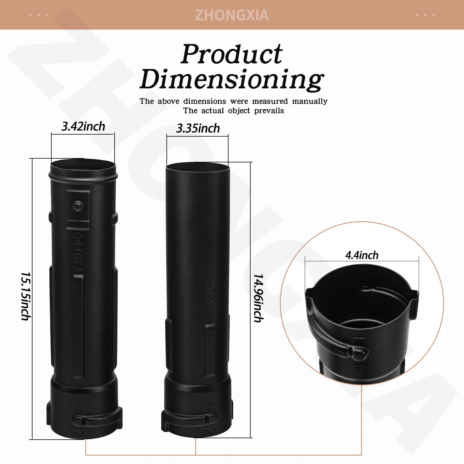 Zhongxia blower tube set easy to install and replace worn parts.