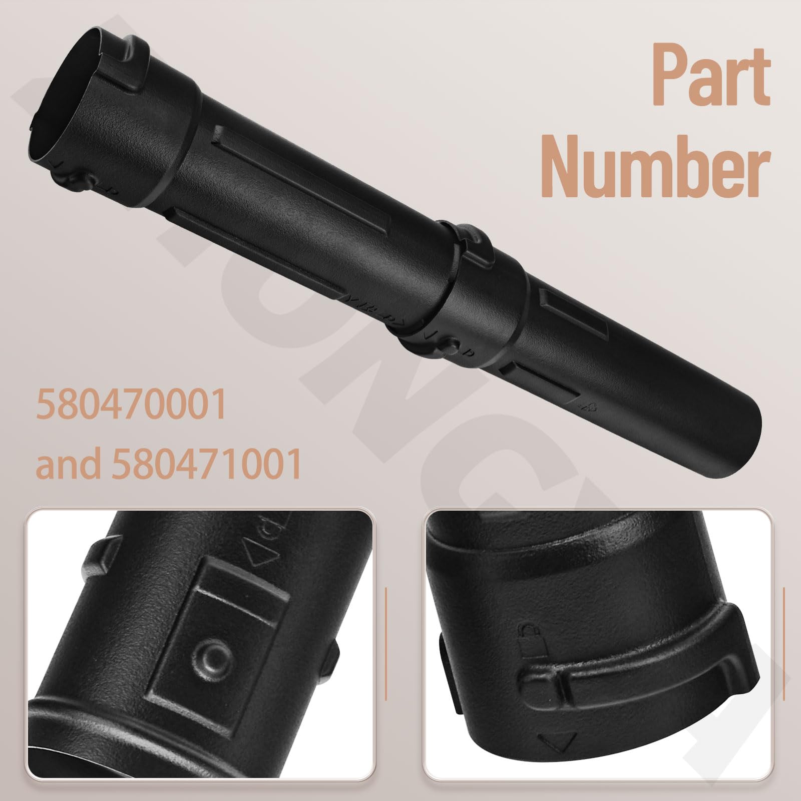 Zhongxia blower tube set easy replacement extends your blower's lifespan and reduces downtime.