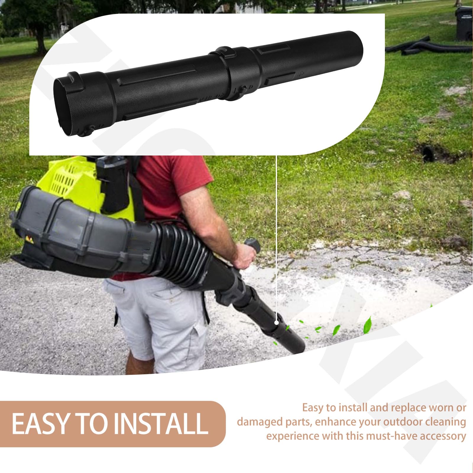 Zhongxia blower tube set ideal for fall leaves and year-round yard maintenance.