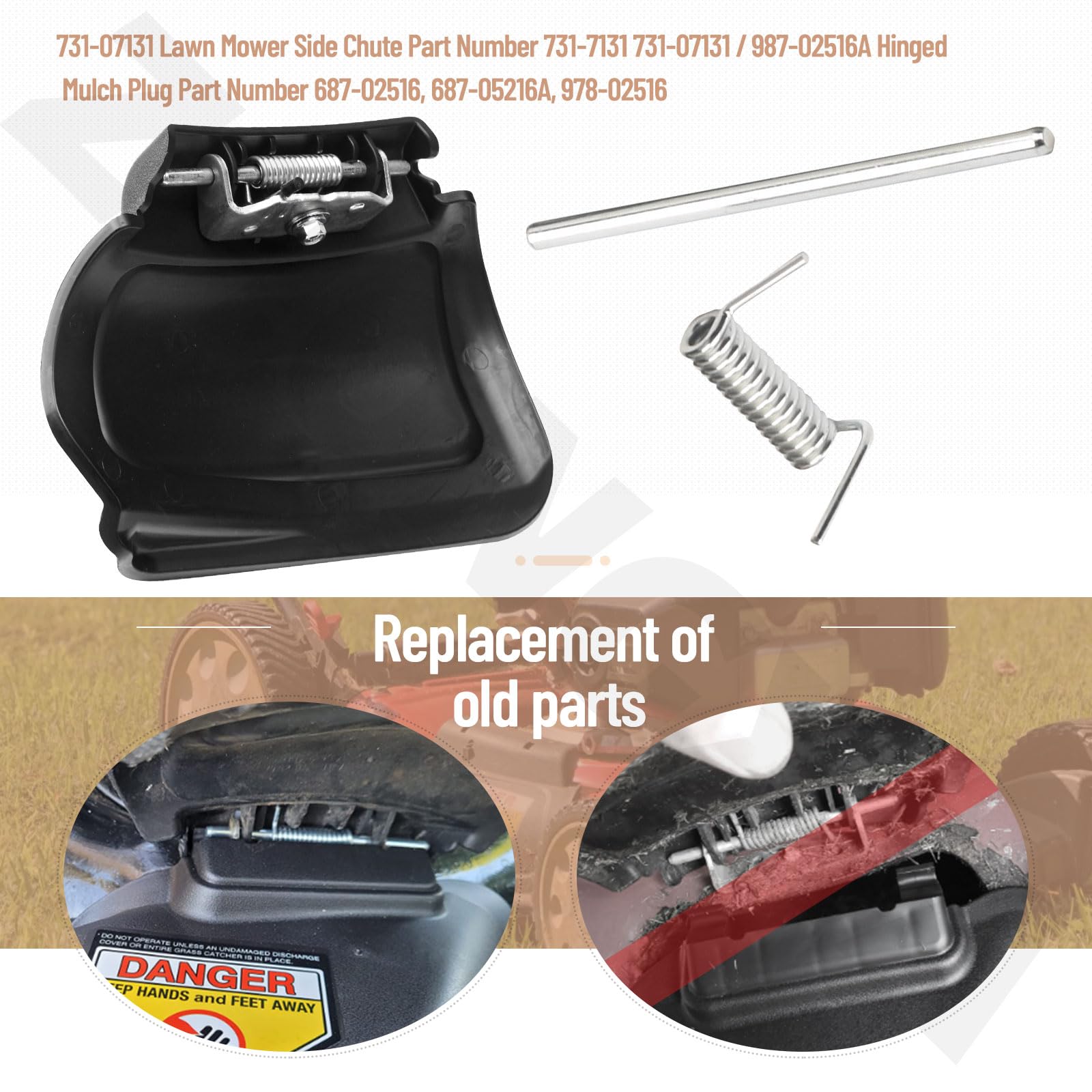 ZHONGXIA compatible lawn parts support cost-effective upkeep and longer mower life