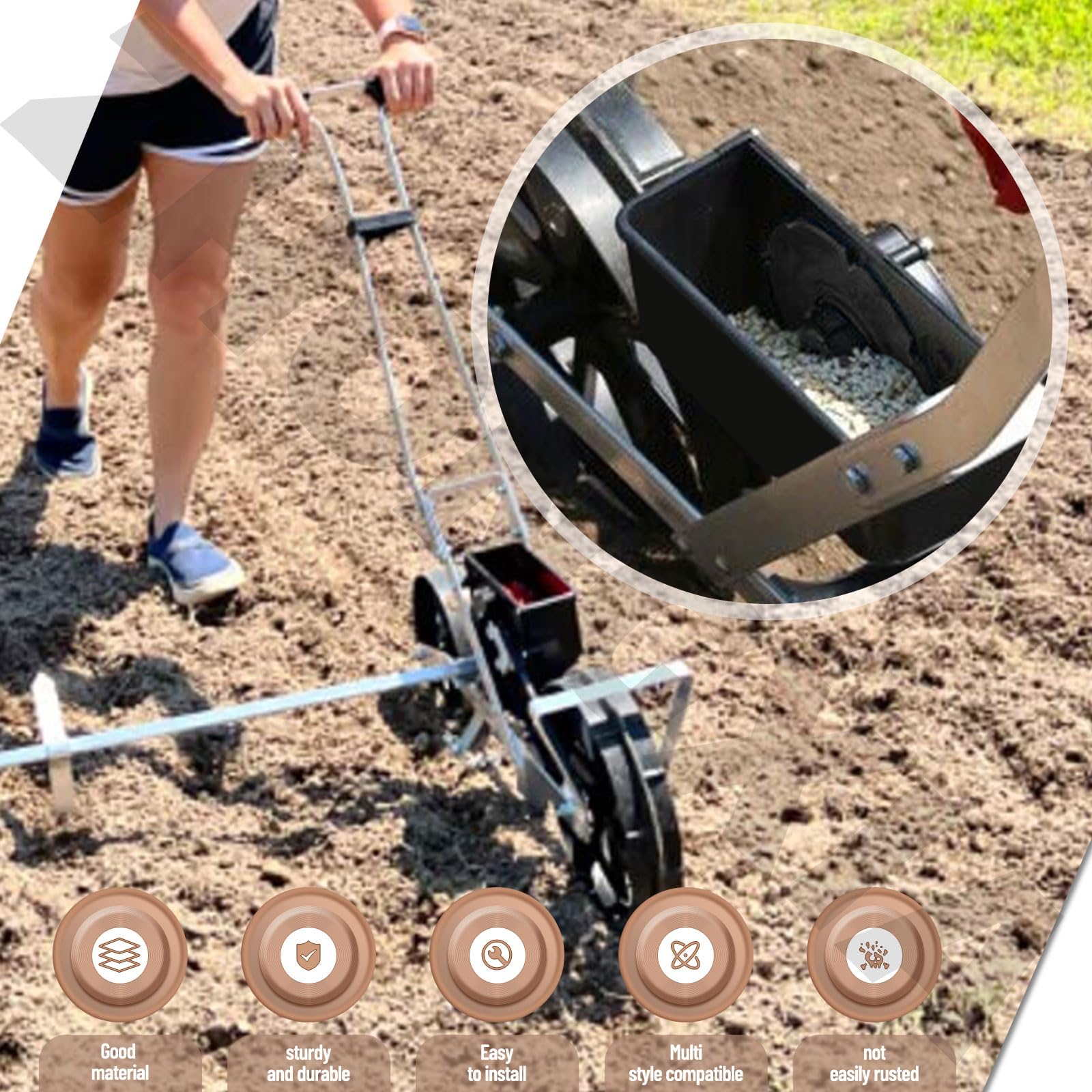 ZHONGXIA Earth Way 1001-B compatibility seed plate installation.