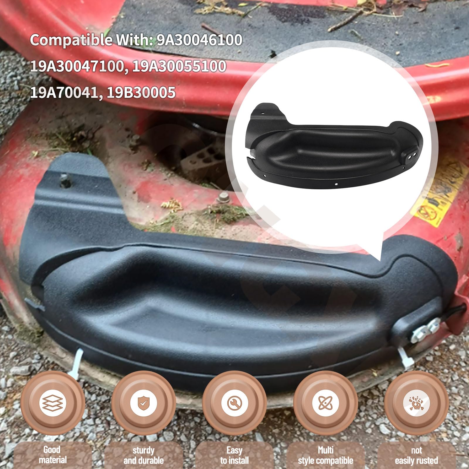 Zhongxia mulch plug fit for 42-46 inch cutters boosts airflow