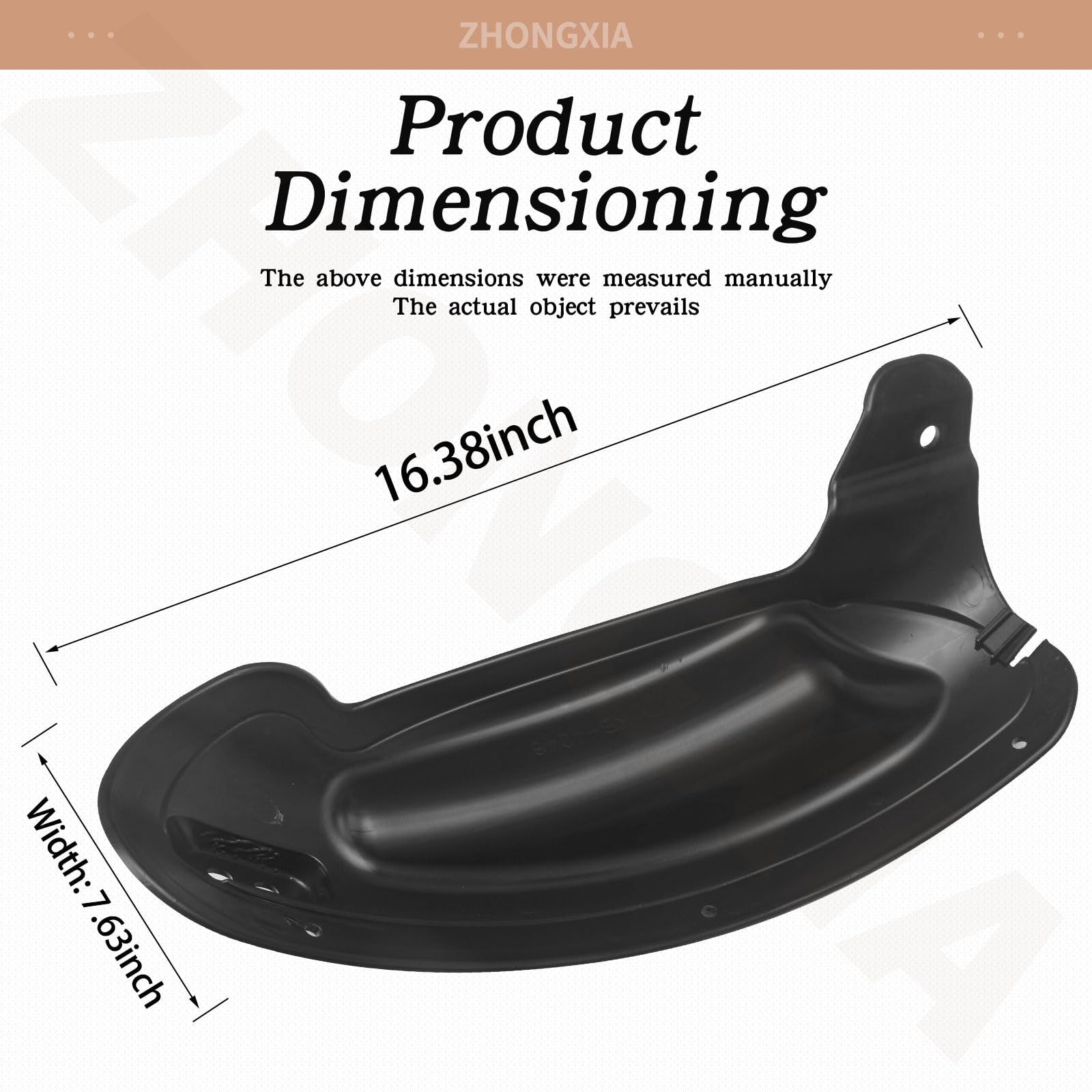 Zhongxia mulch plug hardware installation shown for secure fit