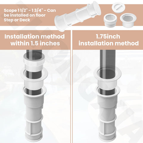 ZHONGXIA US105 easy installation for rapid patio setups